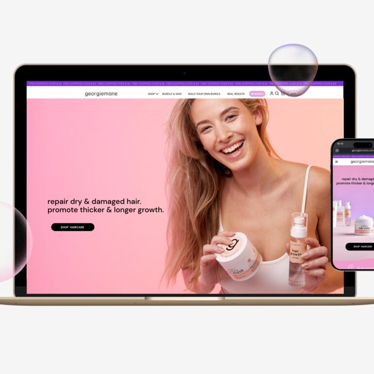 Branding & Website Design for Georgiemane