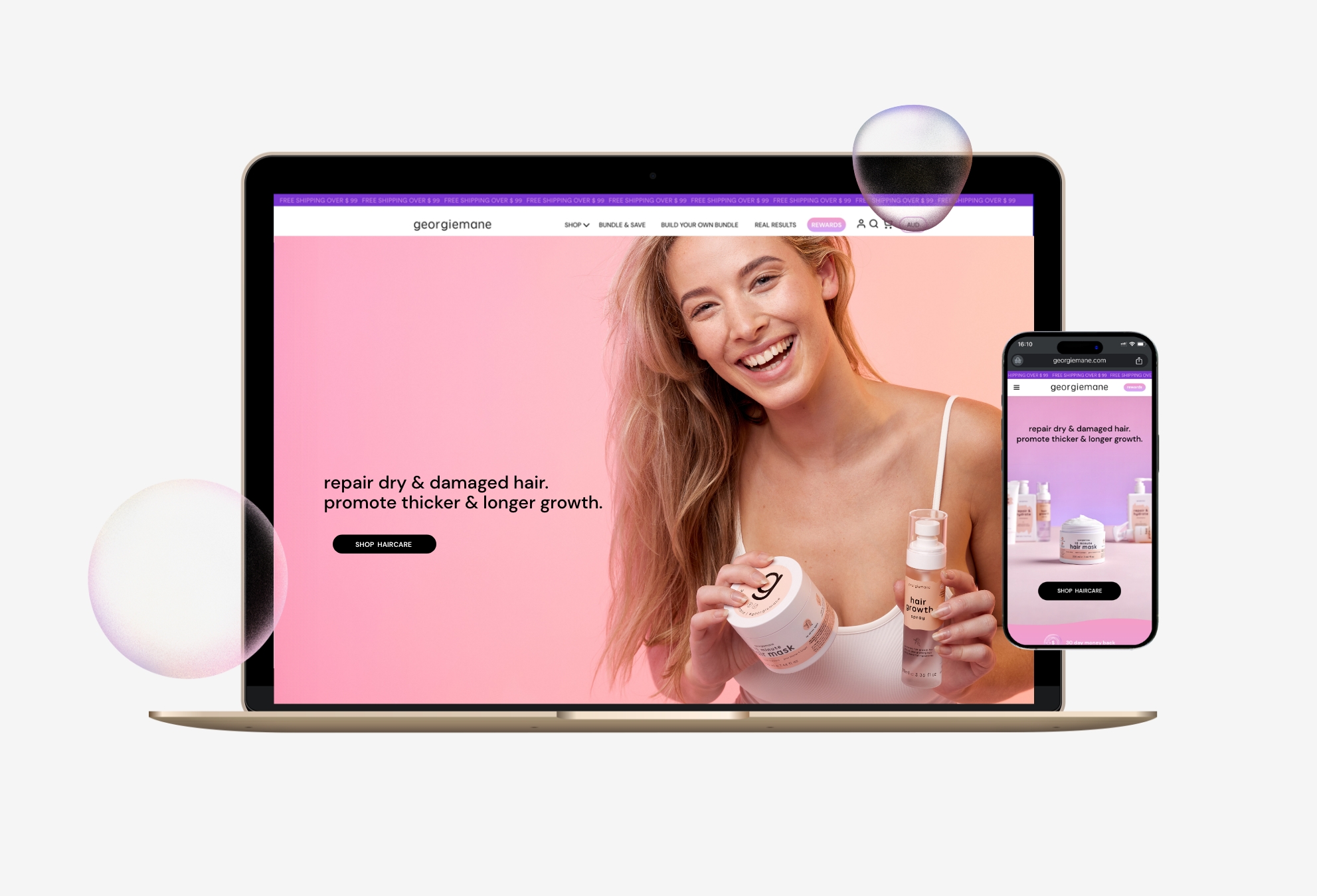 Branding & Website Design for Georgiemane